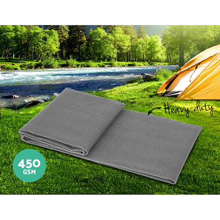 Weisshorn 3M X 2.5M Annex Matting Floor Mats Mesh Caravan Camping Annexe 2pcs.