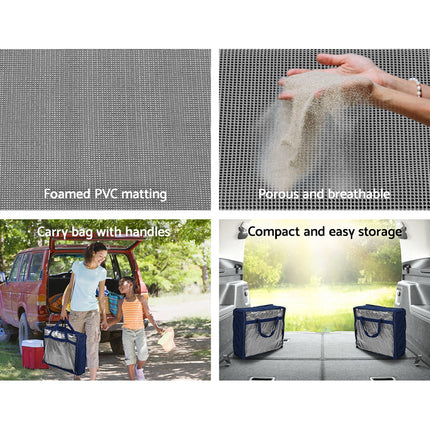 Weisshorn 3M X 2.5M Annex Matting Floor Mats Mesh Caravan Camping Annexe 2pcs.