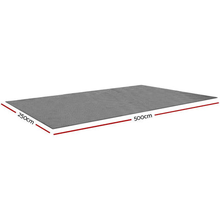 Weisshorn 5M X 2.5M Annex Matting Floor Mats Mesh Caravan Camping Annexe.