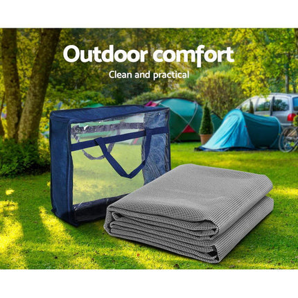 Weisshorn 5M X 2.5M Annex Matting Floor Mats Mesh Caravan Camping Annexe.