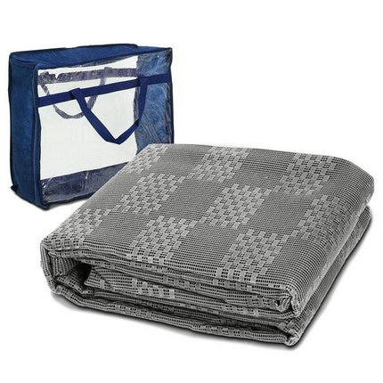 Weisshorn 7x2.5M Annex Matting 600GSM Floor Mats Hollow Design Mesh Caravan.