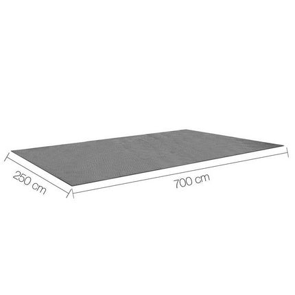 Weisshorn 7x2.5M Annex Matting 600GSM Floor Mats Hollow Design Mesh Caravan.