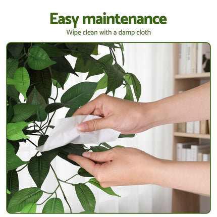 Artiss 180cm Artificial Ficus Tree Faux Trees Indoor Decor Artificial Plants Lifelike Plant 1.8M.