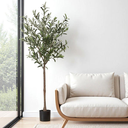 Artiss 155cm Artificial Olive Tree Faux Trees Indoor Decor Artificial Plants Lifelike Plant.