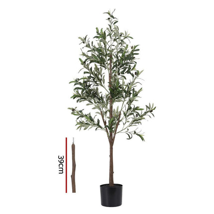 Artiss 180cm Artificial Olive Tree Faux Trees Indoor Decor Artificial Plants Lifelike Plant 1.8M.