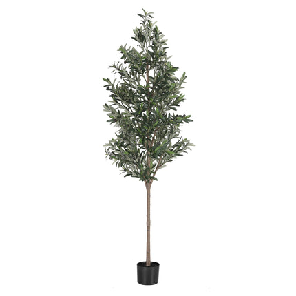 Artiss 210cm Artificial Olive Tree Faux Trees Indoor Decor Artificial Plants Lifelike Plant 2.1M.