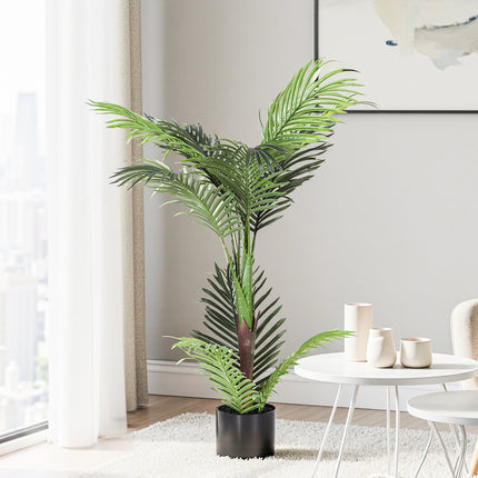 Artiss 100cm Artificial Palm Tree Faux Trees Indoor Decor Artificial Plants Lifelike Plant.