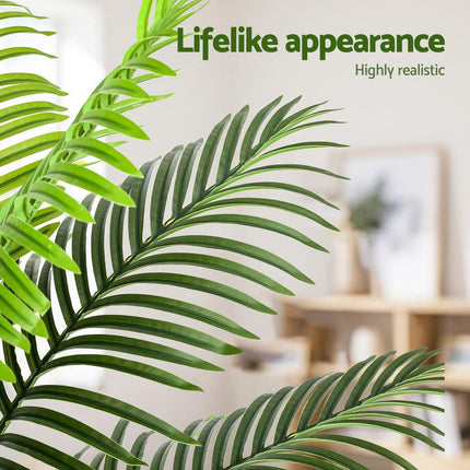 Artiss 180cm Artificial Palm Tree Faux Trees Indoor Decor Artificial Plants Lifelike Plant 1.8M.