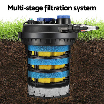 Giantz Aquarium Filter Fish Tank External Canister Water Filter 10000L/H.