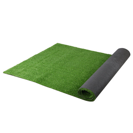 Prime Turf Artificial Grass 2mx5m 10mm Synthetic Fake Lawn Turf Plant Plastic Olive.