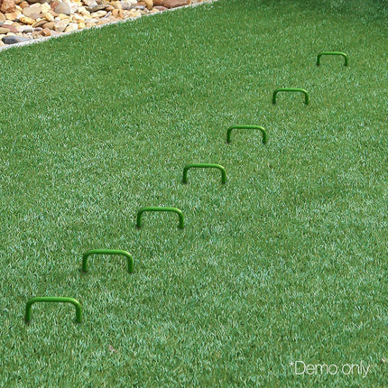 Prime Turf Artificial Grass 200pcs Synthetic Pins Fake Lawn Turf Weed Mat Pegs Joining Tape.
