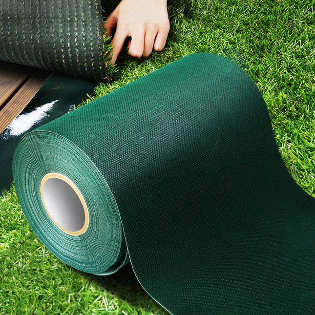 Prime Turf Artificial Grass 15cmx20m Synthetic Self Adhesive Turf Joining Tape Weed Mat.