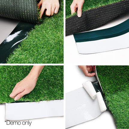 Prime Turf Artificial Grass 15cmx20m Synthetic Self Adhesive Turf Joining Tape Weed Mat.