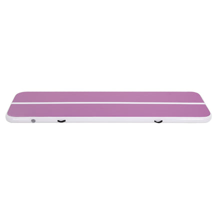 Everfit 3M Air Track Gymnastics Tumbling Exercise Yoga Mat W/ Pump Inflatable Purple.