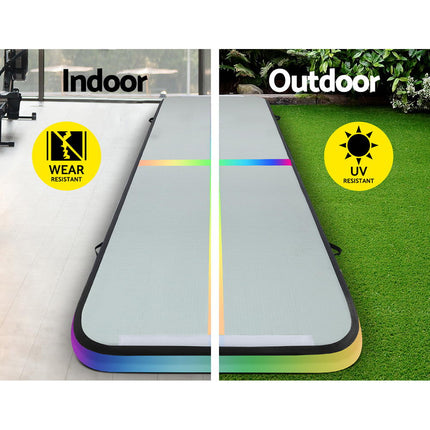 Everfit 4X1M Air Track Inflatable Tumbling Mat Gymnastics Yoga Mat.
