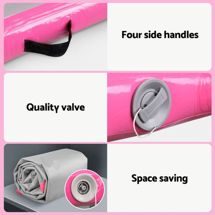 Everfit 4X1M Airtrack Inflatable Air Track Tumbling Mat W/Pump Floor Gymnastics.