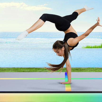 Everfit 4M Air Track Gymnastics Tumbling Exercise Cheerleading Mat Inflatable.