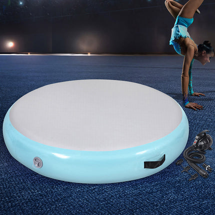 Everfit 6M Air Track Mat Inflatable Gymnastics Tumbling Mat W/ Pump Colourful.