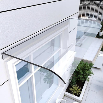 Instahut Window Door Awning 0.4mx1m Transparent.