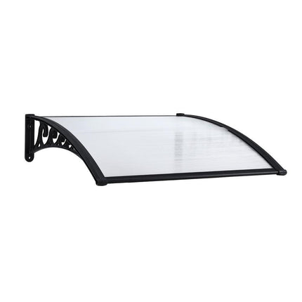 Instahut Window Door Awning 0.8mx1m Transparent.