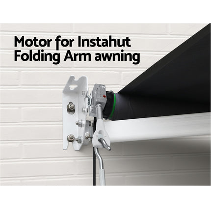 Instahut 230V Folding Arm Awning Replacement Motor with remote 40NM.