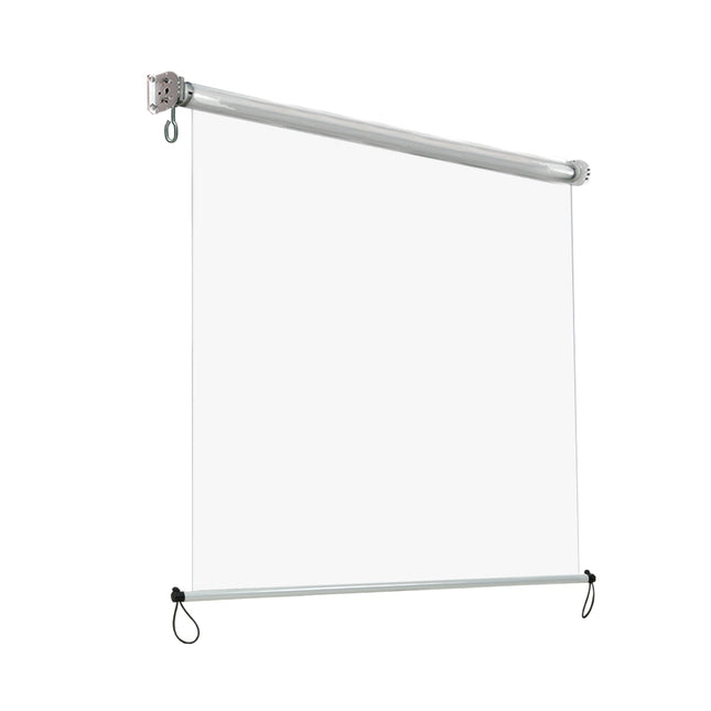 Instahut 1.5X2.4M Outdoor Blinds Clear Roll Down Awning Retractable Outdoor Blinds Water Wind Proof Transparent.