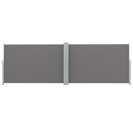 Instahut Side Awning Sun Shade Outdoor Retractable Privacy Screen 2X6M Grey.