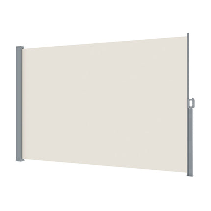 Instahut Side Awning Sun Shade Outdoor Blinds Retractable Screen 2X3M Cream.