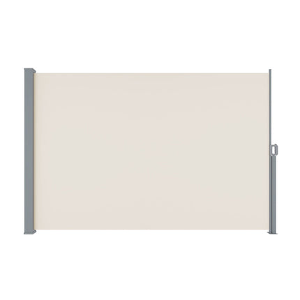 Instahut Side Awning Sun Shade Outdoor Blinds Retractable Screen 2X3M Cream.