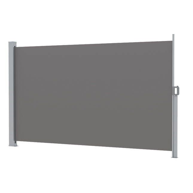Instahut Side Awning Sun Shade Outdoor Retractable Privacy Screen 2X3M Grey.