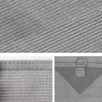 Caravan Privacy Screen Roll Out Awning 2.1x1.8M Sun Shade Pop Top End Wall Grey.