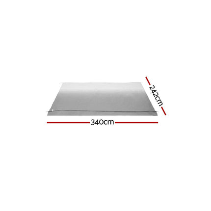 Weisshorn 12ft Caravan Awning RV Replacement Fabric 3.40M x 2.42M.