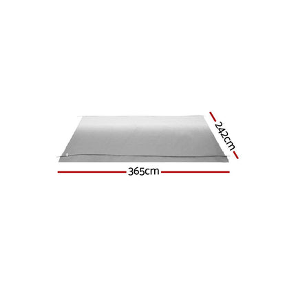Weisshorn 13ft Caravan Awning RV Replacement Fabric 3.65M x 2.42M.