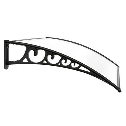 Instahut Window Awning Door Canopy 1mx2m Transparent.
