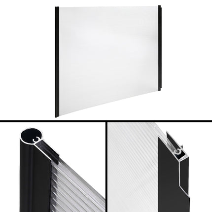 Instahut Window Awning Door Canopy 1mx2m Transparent.