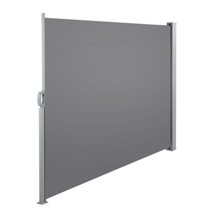 Instahut Retractable Side Awning Shade 1.8 x 3m - Grey.