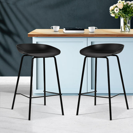 Artiss 2x Bar Stools Kitchen Counter Stools Metal.