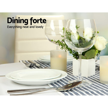Artiss Dining Table Round White 4 Seater 90CM.