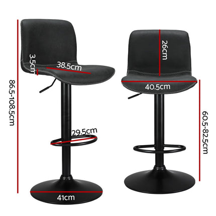 Artiss 4x Bar Stools Bamboo Rattan Stool Counter Chair Kitchen Barstools.
