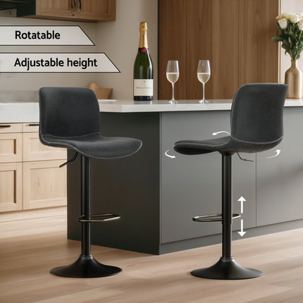 Artiss 4x Bar Stools Bamboo Rattan Stool Counter Chair Kitchen Barstools.