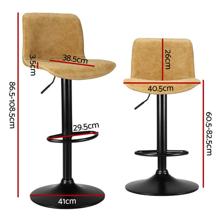 Artiss 4x Bar Stools Bamboo Rattan Stool Counter Chair Kitchen Barstools.