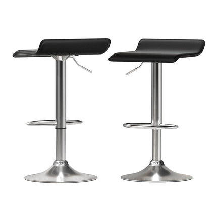 Artiss 2x Bar Stools Faux Leather Chair White.