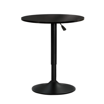 Artiss Bar Table Gas Lift Round Black.