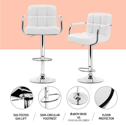 Artiss Bar Table and Stools Set Dining Desk Kitchen Chairs Cafe Pub.