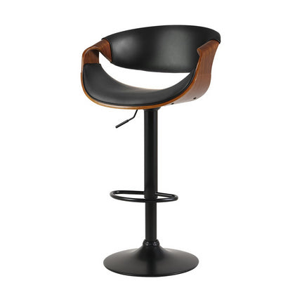 Artiss Bar Stools Gas Lift Leather w/Armrest.