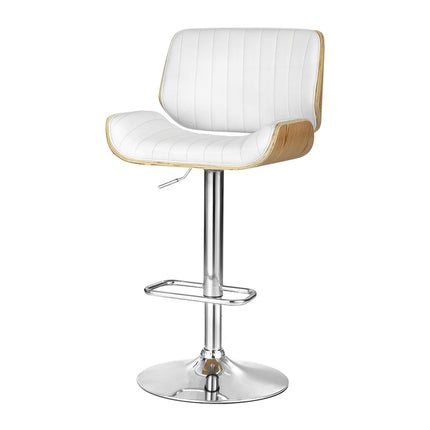 Artiss Bar Stools Swivel Leather Chairs Wooden.