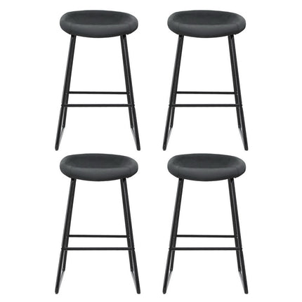Artiss 4x Bar Stools Kitchen Dining Chairs Counter Stool PU Leather Metal.