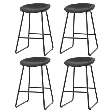 Artiss 4x Bar Stools Kitchen Dining Chairs Counter Stool PU Leather Metal.