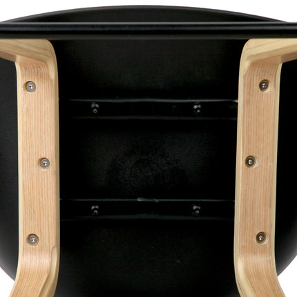 4x Artiss Bar Stools Kitchen Counter Stool Dining Chairs Wooden Black.
