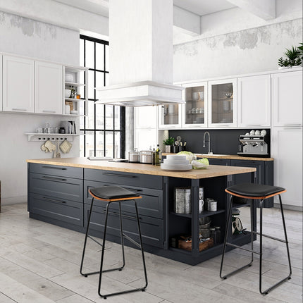 Artiss Bar Stools Kitchen Counter Stools Metal Chairs x2.
